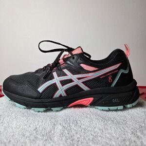 ASICS Women's Gel-Venture® 8 Running Shoes, 9.5, Black/Clear Blue